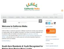 Tablet Screenshot of californiawalks.org